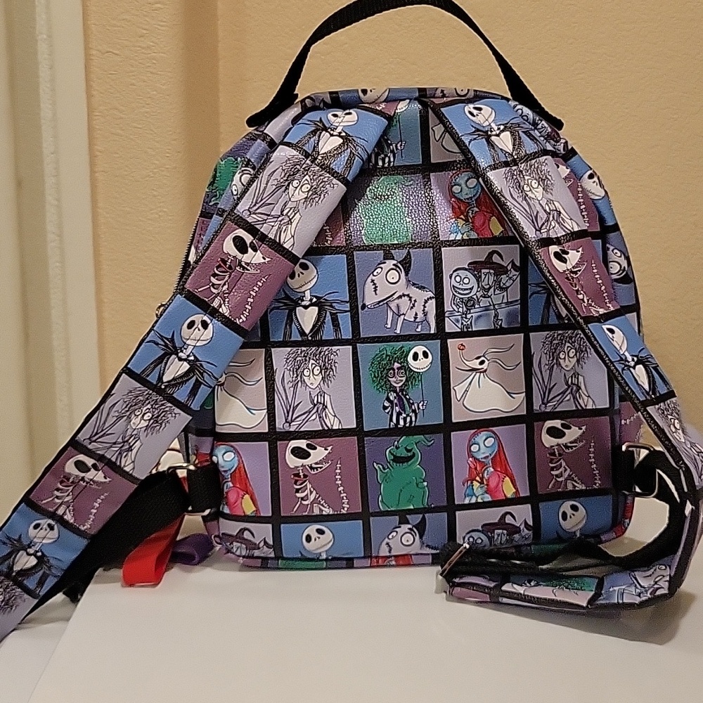 Nightmare Patchwork Mini Backpack - Purple Multi … - image 4